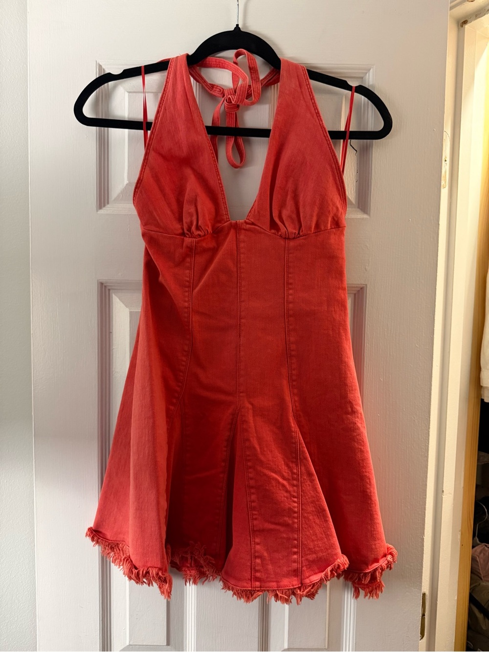 Red Halter Dress - Urban Outfitters